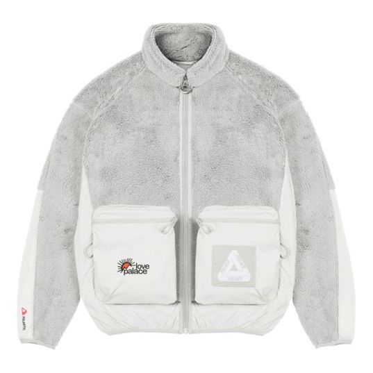 PALACE Big Pocket Stand Collar Jacket Unisex Gray P19PTF054