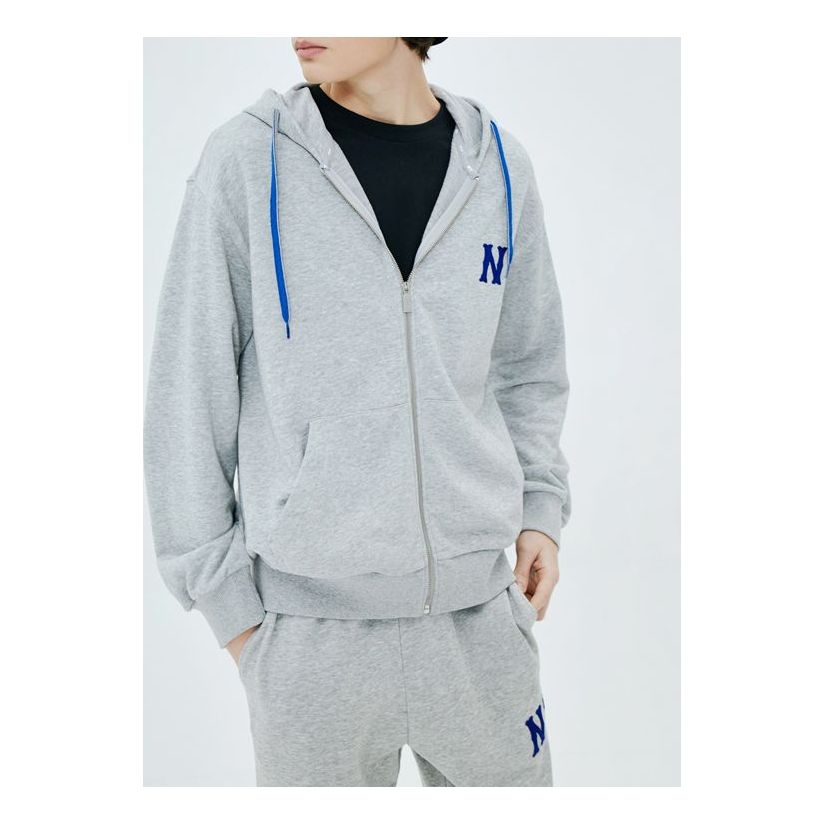 MLB Embroidered Athleisure Casual Sports New York Yankees Unisex Gray 31TR02011-50M