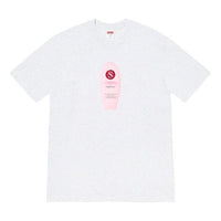 Supreme FW19 Week 1 Super Cream Tee Short Sleeve Unisex Gray SUP-FW19-213