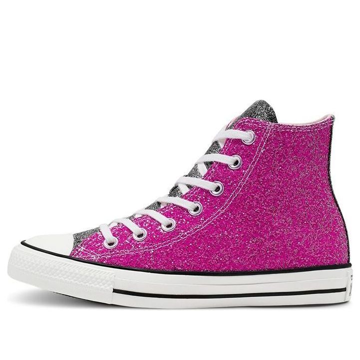 (WMNS) Converse Galaxy Dust Chuck Taylor All Star High Top Red Silver 566269C