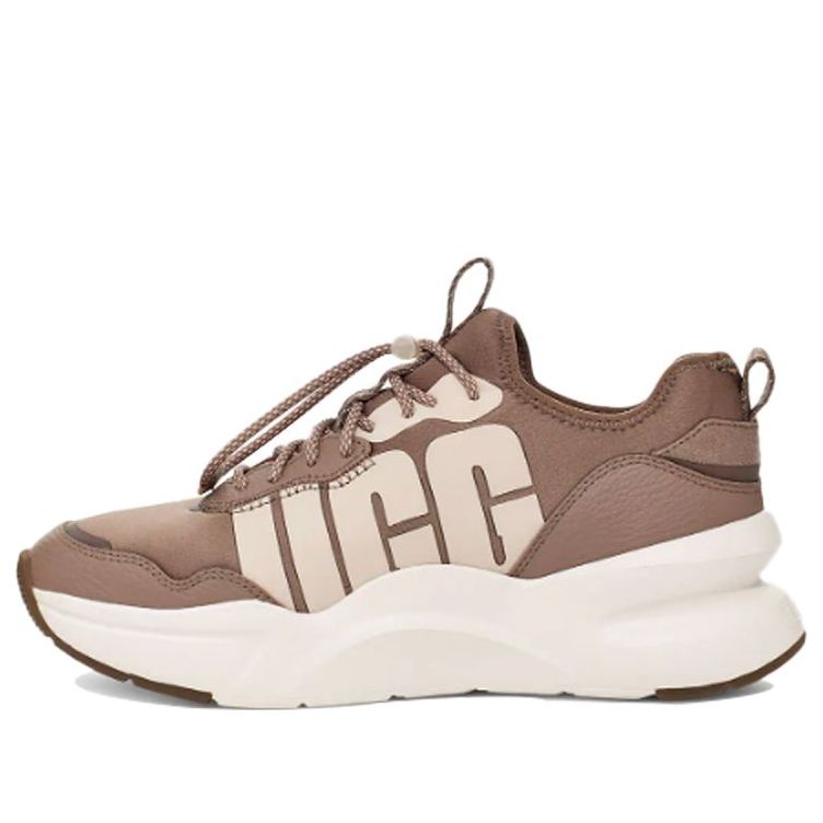 (WMNS) UGG La Daze Sports Shoe Brown White 1114494-CMRGN