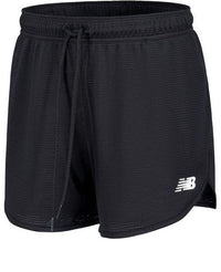 (WMNS) New Balance Athletics Mesh Short Asia Sizing 'Black' WS41510-BK