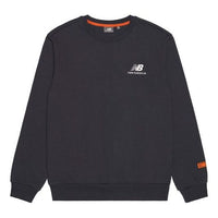 New Balance Unisex Logo Printing Round-neck Sweatshirt Blue NCA34033-DKG