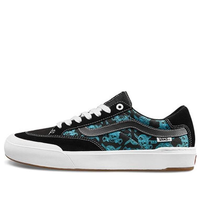 Vans Berle Pro (Pirate Skulls) Shoes Black/Blue VN0A3WKXSTJ
