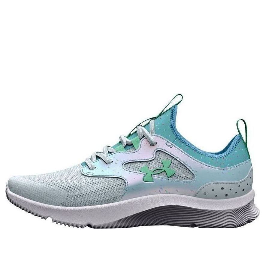 (PS) Under Armour Infinity 2.0 AL Printed Running Shoes 'Halogen Blue Iridescent' 3026167-401