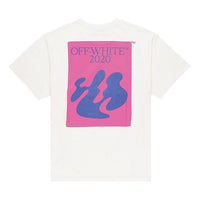 Off-White FW19 Shape Of Oversized Printing Short-Sleeve Tee Men White OMAA038F191850150188