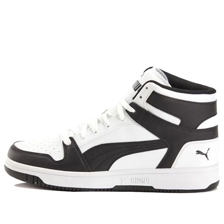 PUMA Rebound LayUp White/Black 369573-13