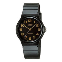 Men's CASIO STANDARD Series Watch Classic Strap Black Dial Mens Black Analog MQ-24-1B2