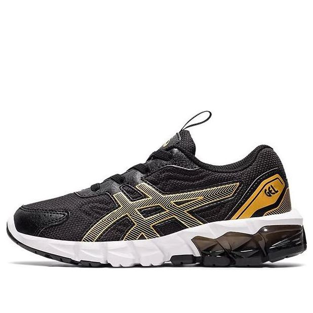 (PS) ASICS Gel Quantum 90 3 KIDS BlackGolden 'Black Gold' 1204A004-002
