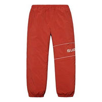 Supreme SS19 Nylon Ripstop Pant waterproof Casual Pants Unisex Brick Red SUP-SS19-866