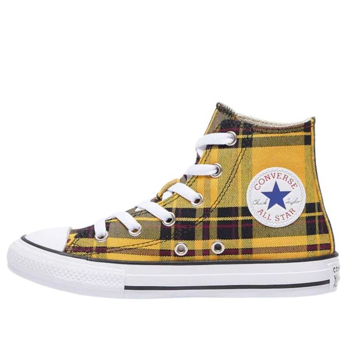 Converse Chuck Taylor All Star Checkered 'Yellow Black' 367413F