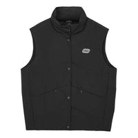 (WMNS) Skechers Letter Printed Down Vest 'Black Purple Pink' L421W110