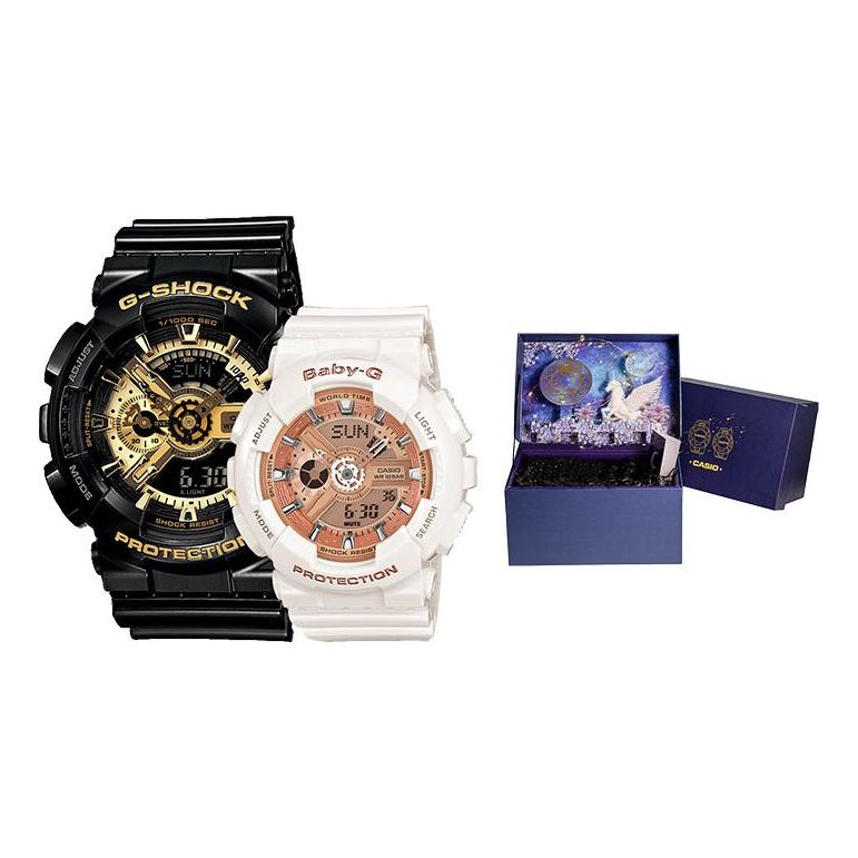 CASIO Baby-G 'White' BA-110-7A1PR+GA-110GB-1APR