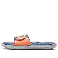 (WMNS) Under Armour Ignite 6 Graphic Footbed Slide 'Afterglow Petrol Blue' 3023767-800