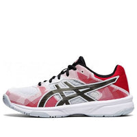 (GS) ASICS Gel Tactic Sport Shoes White/Red 1074A014-102
