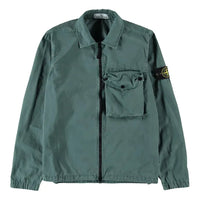 STONE ISLAND Zip Pocket Overshirt 'Petroleum' 7415117WN-V0157
