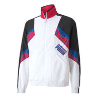 PUMA x The Hundreds Track Jacket 'White Black Red' 596747-02