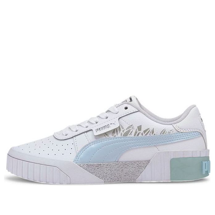 (GS) PUMA Cali Arctic Casual Board Shoes White/Blue 373157-01