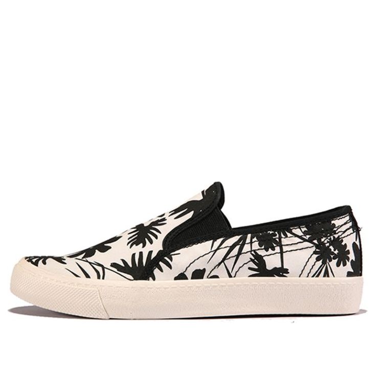 (WMNS) PUMA Ibiza Slipon Low Top Board Shoes White/Black 356253-01