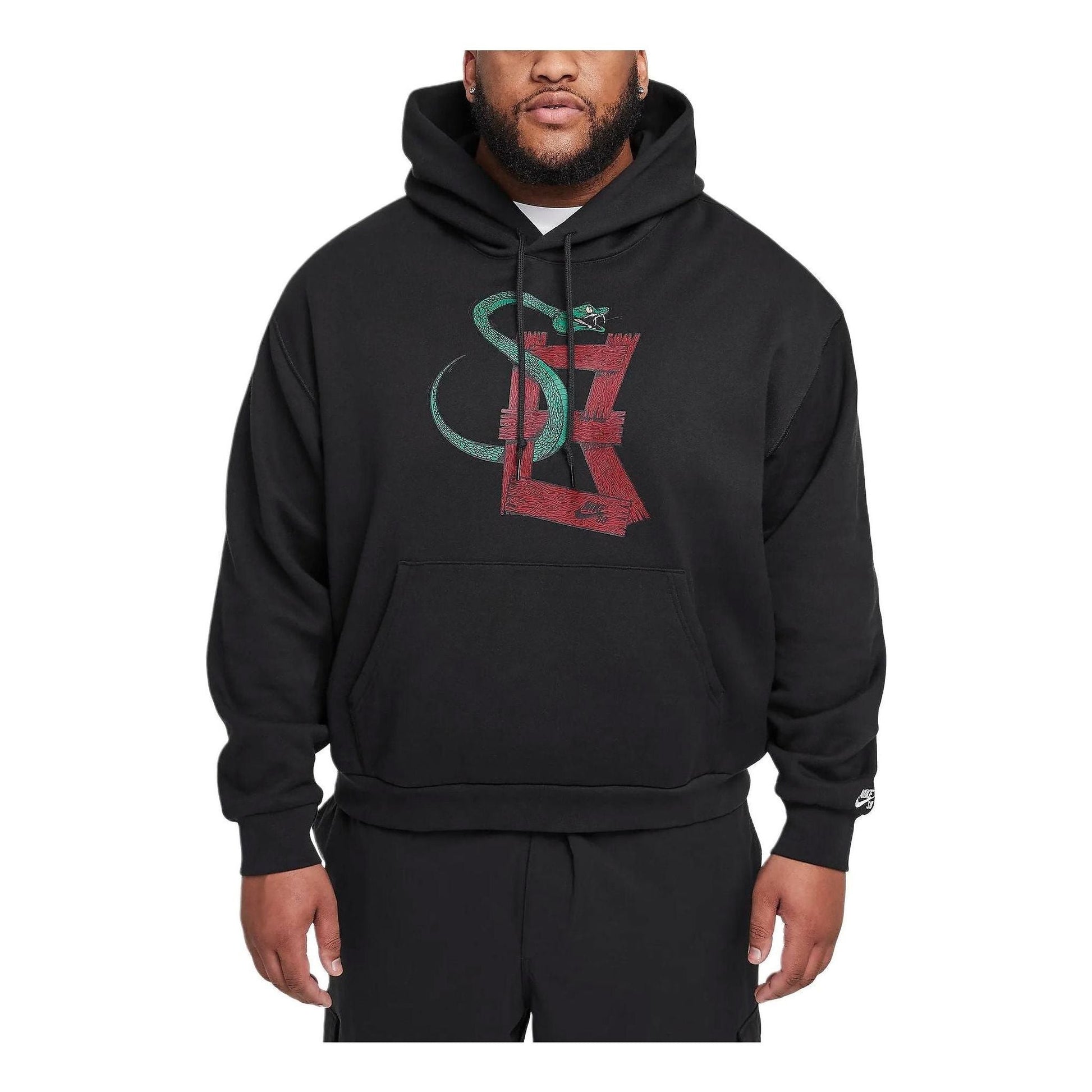 Nike Skate Fleece Pullover Hoodie 'Black' FV7400-010