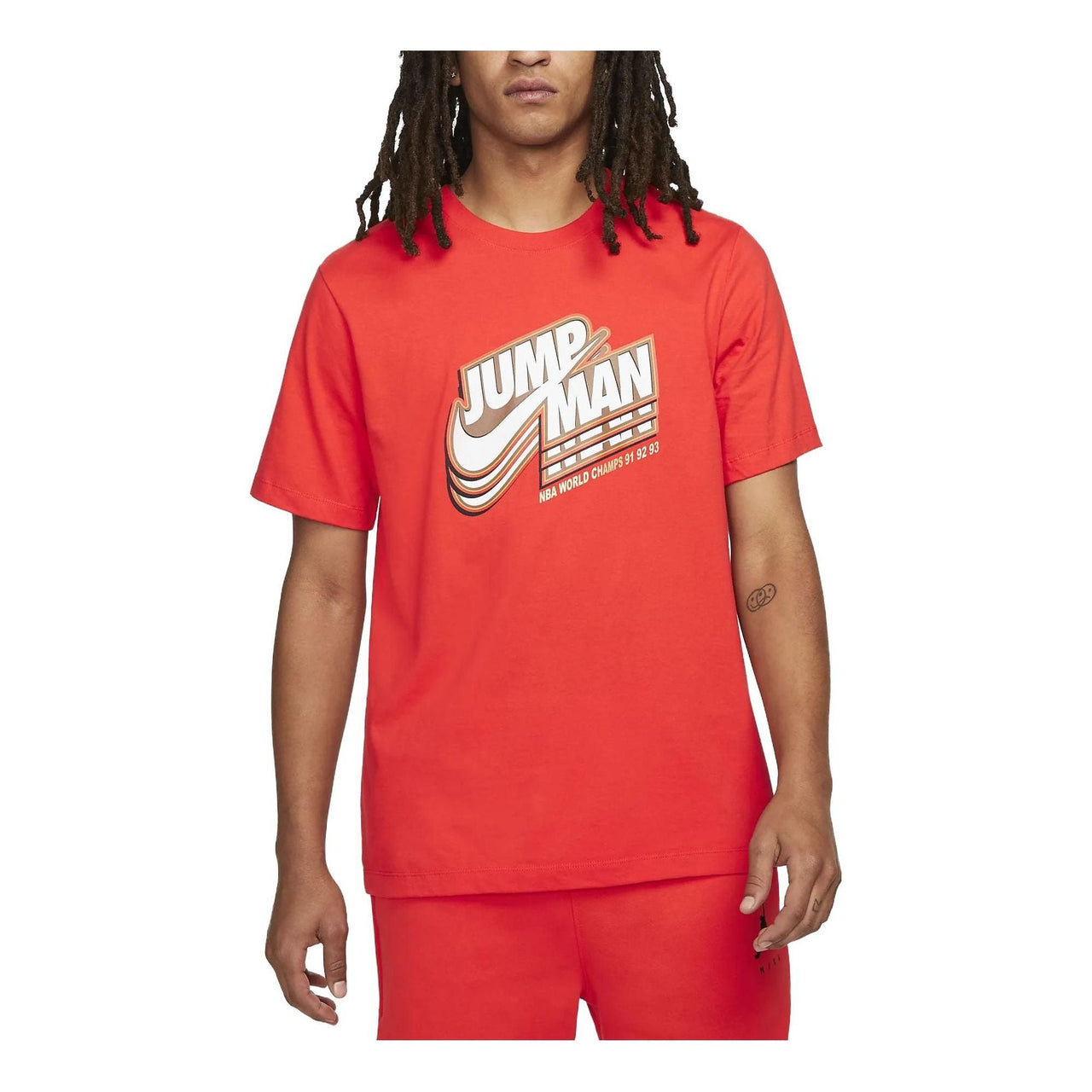 Air Jordan Jumpman Short-Sleeve Graphic T-shirt 'Red Gold' DC9773-673
