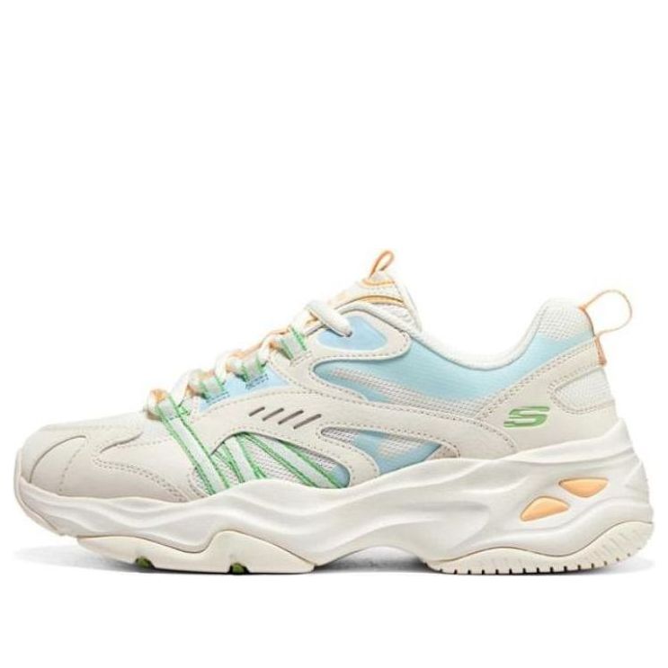 (WMNS) Skechers D'LITES 'Cream Mint Blue' 896205-NTMT