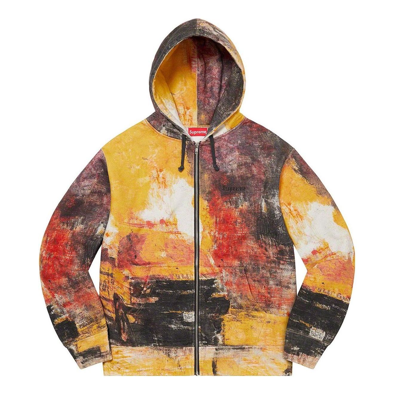 Supreme Fire Zip Up Hooded Sweatshirt 'Multi-Color' SUP-FW22-227