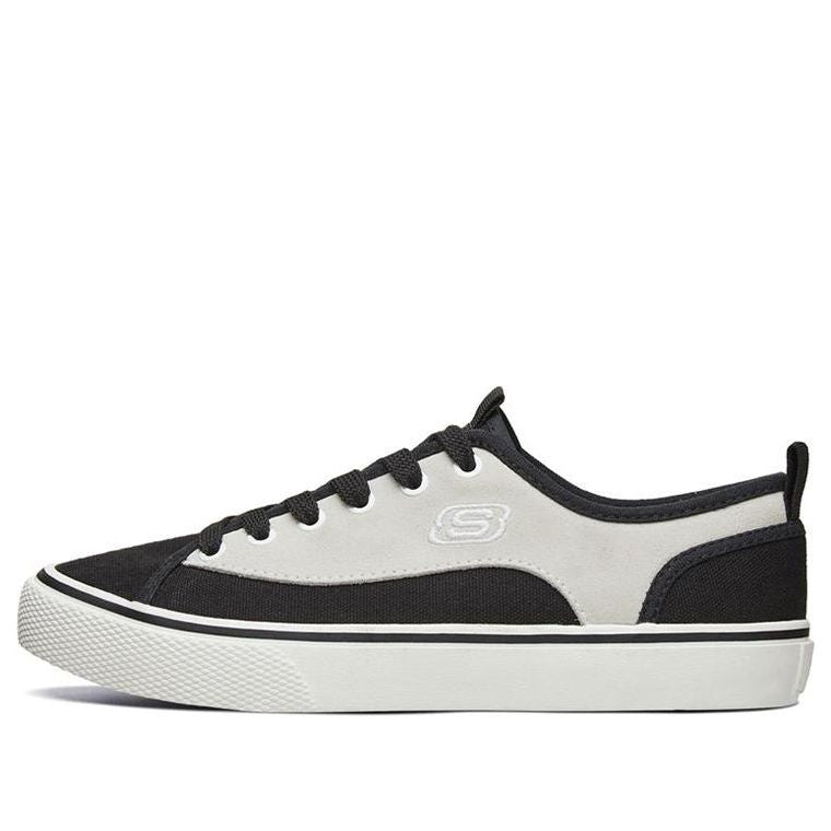(WMNS) Skechers V Lites Low-Top Sneakers Black/White 66666245-WBK