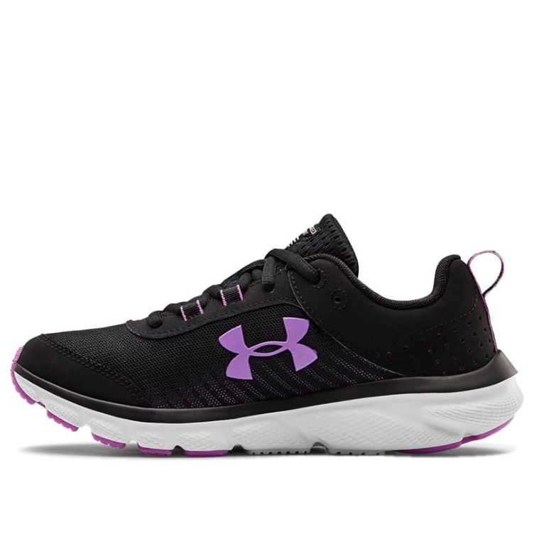 (WMNS) Under Armour Charged Assert 8 'Black Purple' 3021972-007