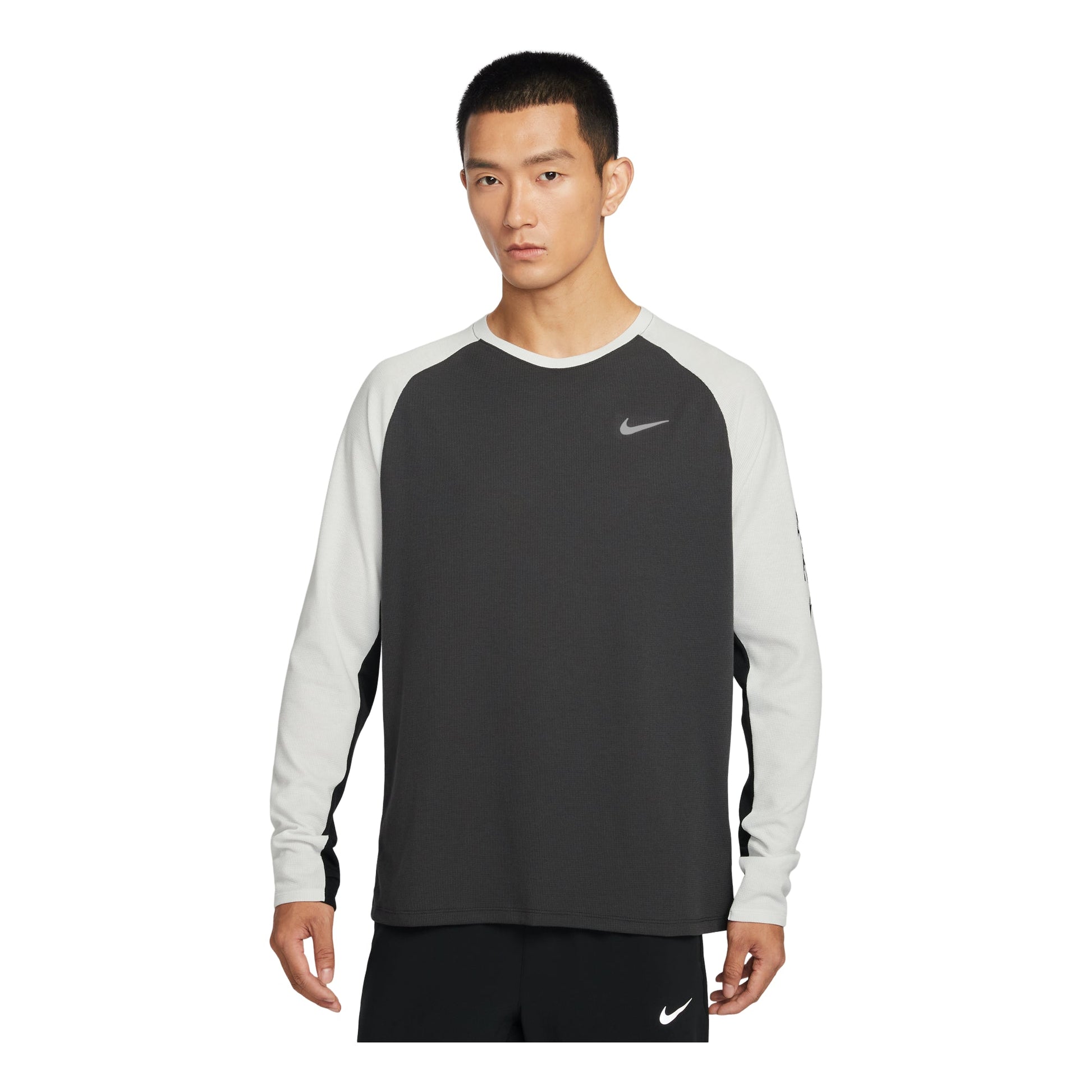 Nike Stride Dri-FIT Waffle Running T-Shirt 'Anthracite Platinum Tint' IQ3630-060