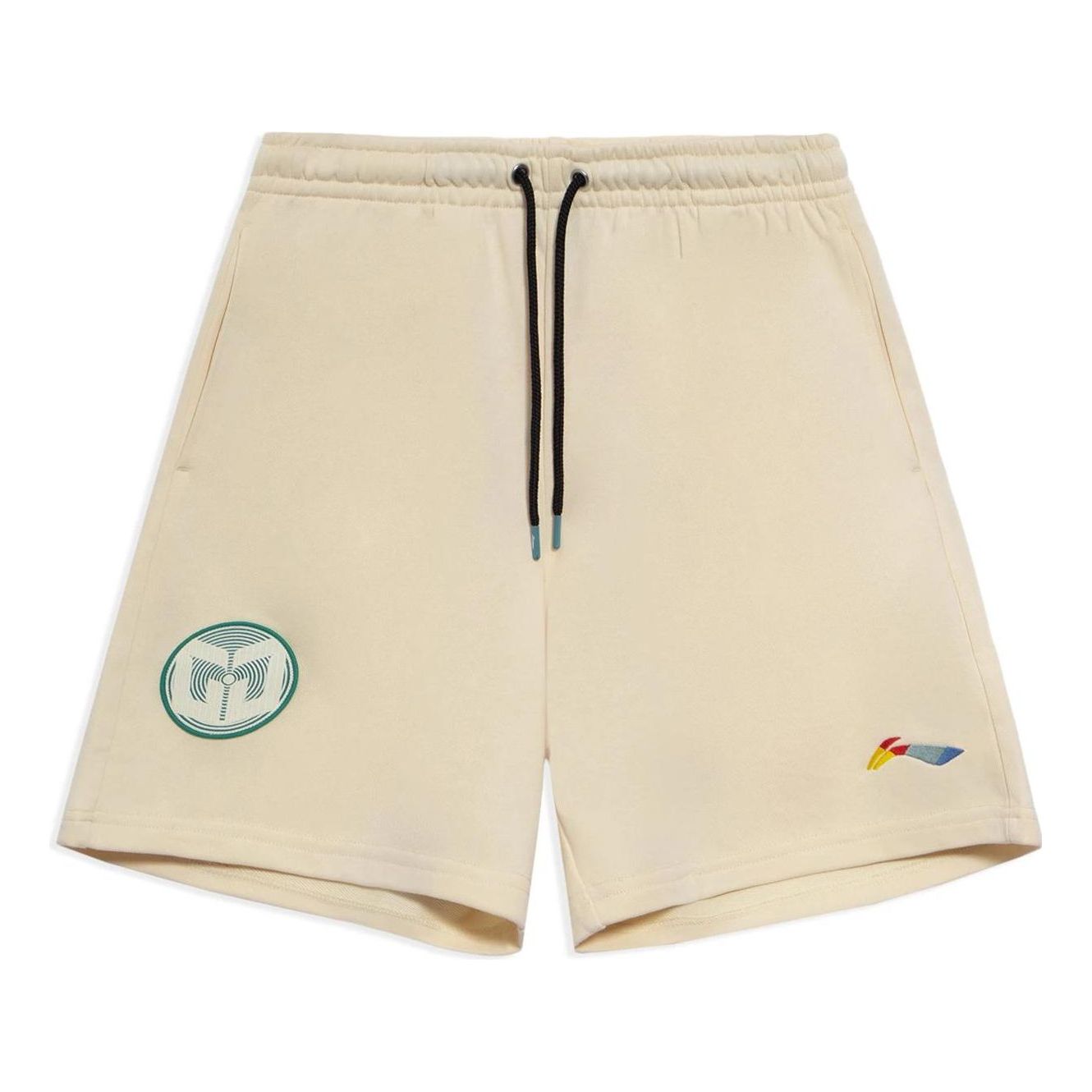 Li-Ning CJ McCollum Graphic Shorts 'Beige' AKSR903-1