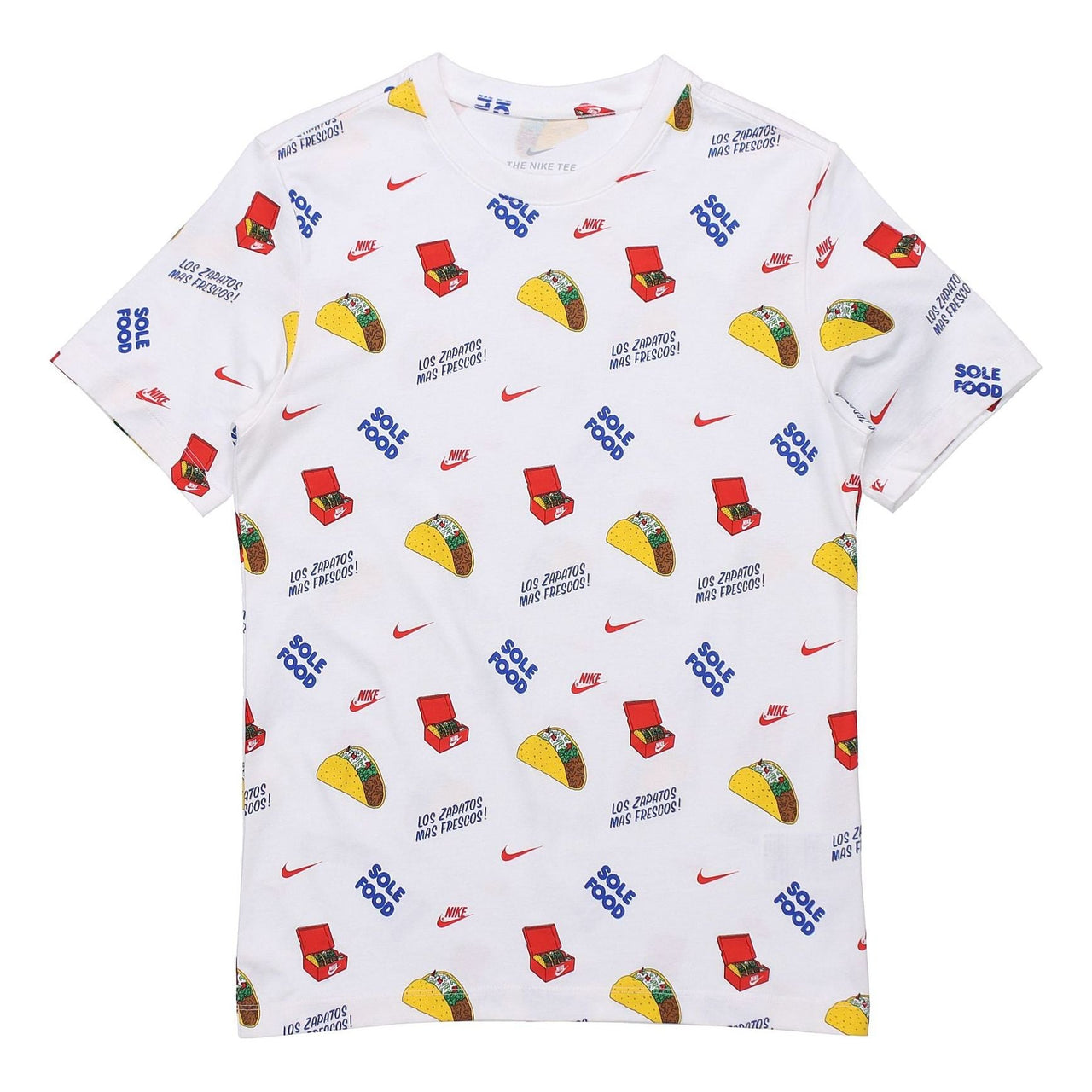 Nike Sportswear Pattern Printing Short Sleeve White CW0473-100