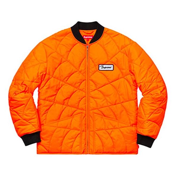 Supreme SS19 Spider Web Quilted Work Jacket SUP-SS19-921