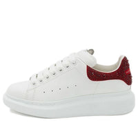 Alexander McQueen Oversized Sneaker 'White Red Crystal' 662654WIB989493