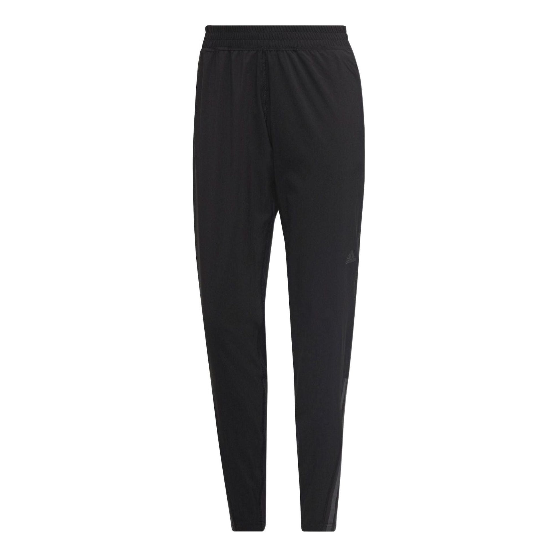 (WMNS) adidas Run Icons 3-Stripes Wind Running Pants Asia Sizing 'Black' HB6501