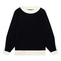 Li-Ning Counterflow Embroidered Logo Sweater 'Black White' AWDSI85-2