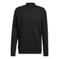 Men's adidas Colorblock Round Neck Casual Long Sleeves Black HA0594