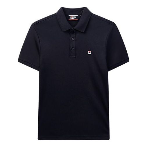 FILA Logo Printing Knit Short Sleeve Blue F51M021108F-NV