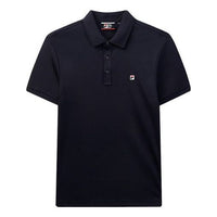 FILA Logo Printing Knit Short Sleeve Blue F51M021108F-NV
