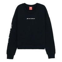 (WMNS) New Balance Sports Style Sweatshirts Asia Sizing 'Black' AWT93509-BK