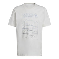 adidas Adventure Mountain Front T-Shirt 'White' HK5006