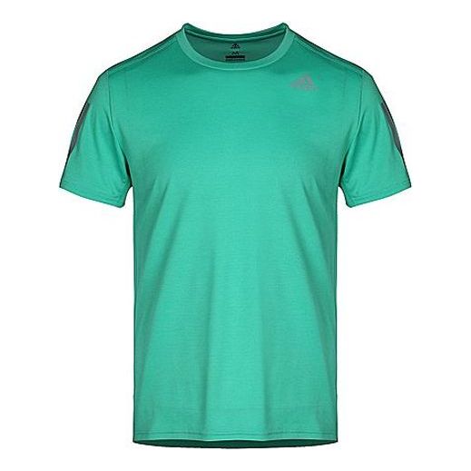 adidas Rs Cooler Ss M Running Sports Short Sleeve Green CW3286