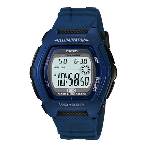 Men's CASIO STANDARD Large Sports Watch Analog Mens Blue Digital HDD-600C-2A