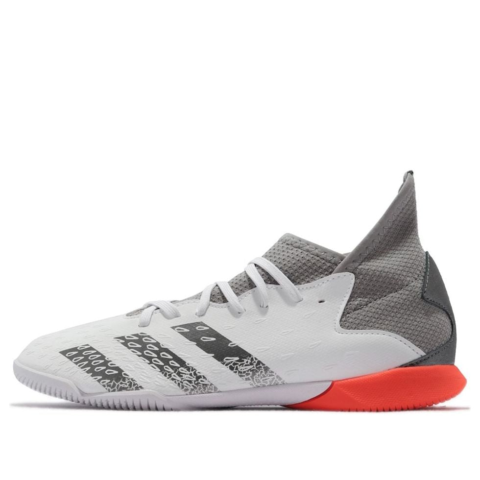 (GS) adidas Predator Freak.3 IN J 'Demonscale - White Solar Red' FY6286
