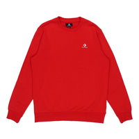 Men's Converse Casual Sports Logo Round Neck Pullover Red 10020345-A11