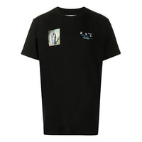 Off-White The Kiss Printing Pattern Short Sleeve Black OMAA027T20JER0351061
