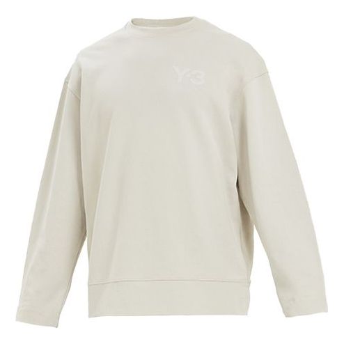 adidas Y-3 Classic Chest Logo Crew Sweatshirt Ecru 'White' GK4501