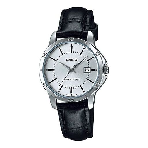 CASIO Quartz Waterproof Silver Dial Silver Analog LTP-V004L-7A