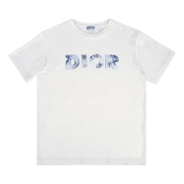 DIOR SS20 DIOR And Daniel Arsham Short Sleeve For Men White 023J615B0554-C088