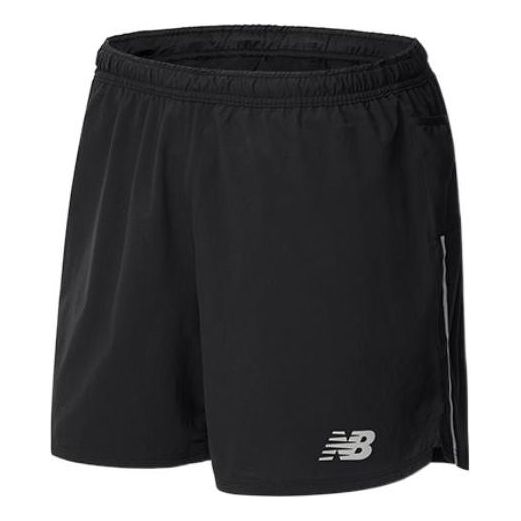 New Balance Impact Run 5 Inch Short Asia Sizing 'Black' AMS21268-BK